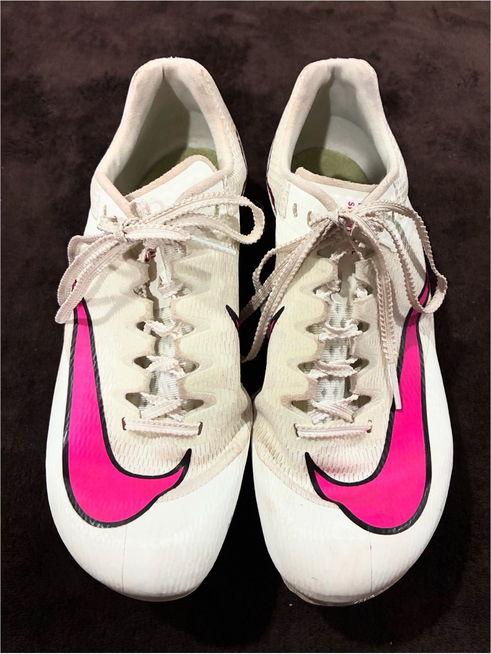 Nike Zoom Rival Sprint Track Spikes Size 6.5 DC8753-101 White Pink